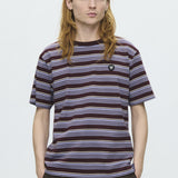 Camiseta DOUBLE A BY WOOD WOOD Lucas Decadent Chocolate Stripe