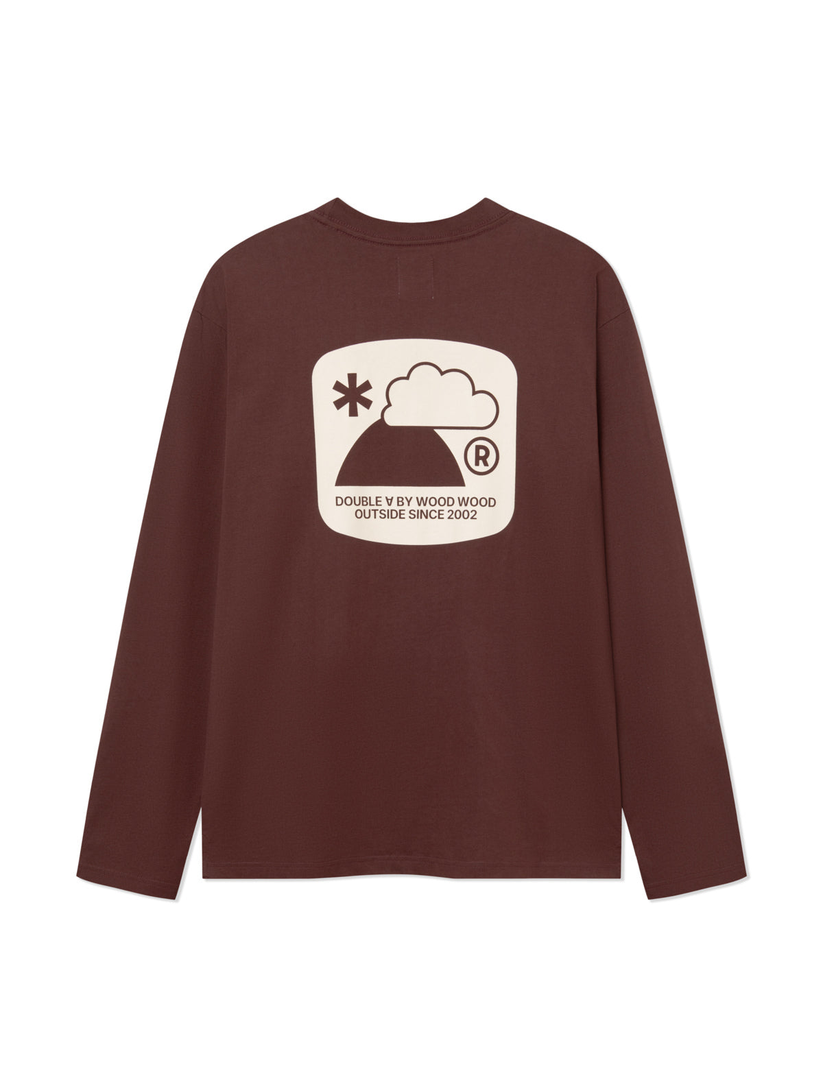 Camiseta DOUBLE A BY WOOD WOOD Liam Decadent Chocolate