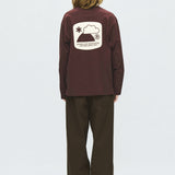 Camiseta DOUBLE A BY WOOD WOOD Liam Decadent Chocolate