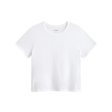 ESE O ESE Basic Trendy White T-shirt 