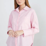 24COLOURS 30449 Pink Striped Shirt