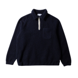 Polo EDMMOND STUDIOS Unconventional Zip Navy