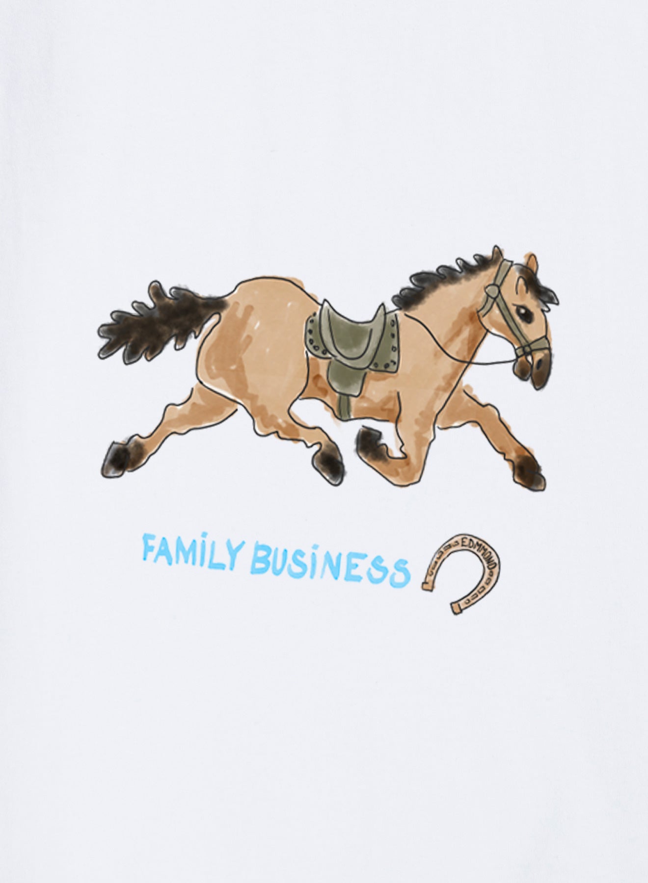 Camiseta EDMMOND Family Business Plain White - imagen oficial 3