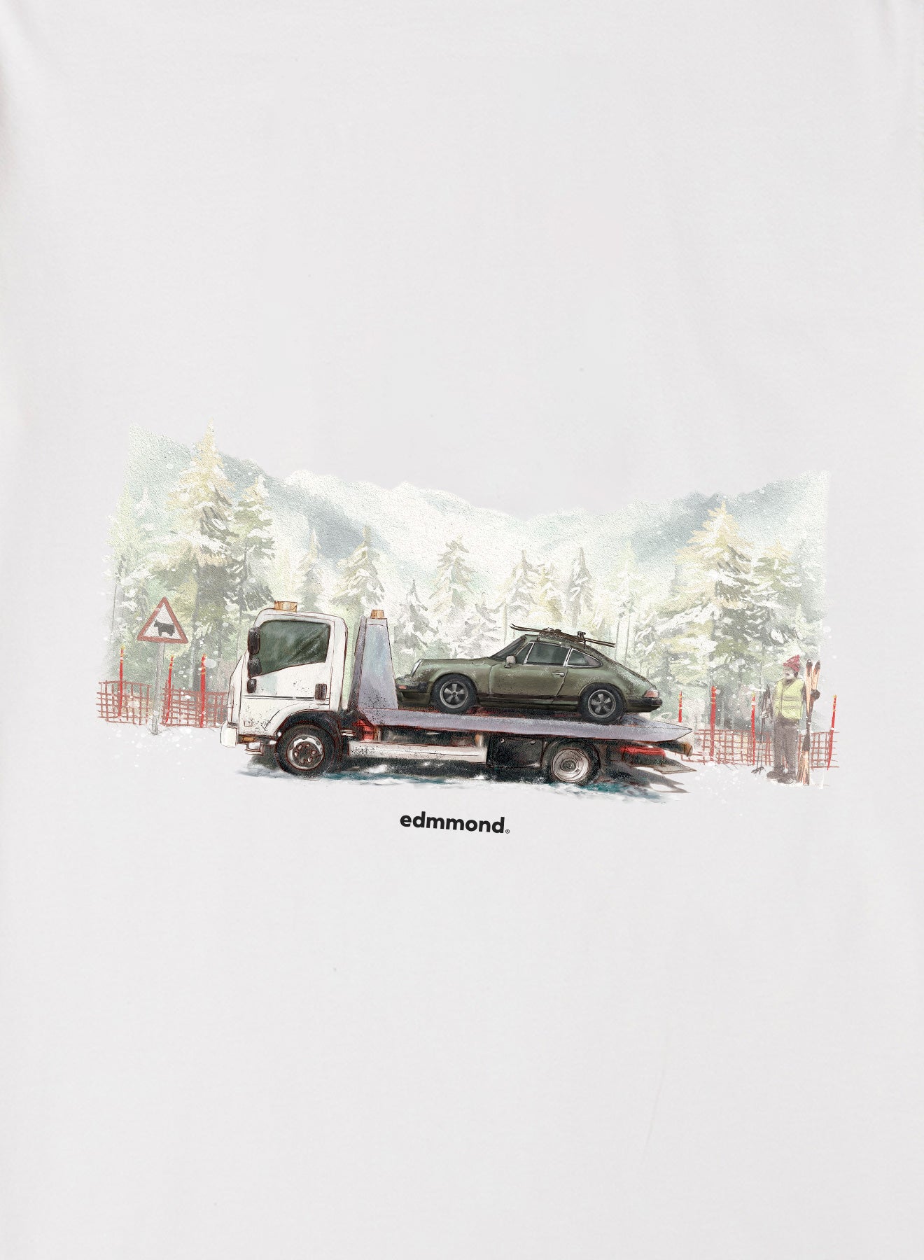 Camiseta EDMMOND Journey Plain Off White - imagen oficial 3