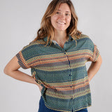 Blusa BRAVA FABRICS Manga Murciélago Calella Azul