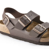 BIRKENSTOCK Milano Birko-Flor Nubuk Dunkelbraun