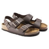 BIRKENSTOCK Milano Birko-Flor Nubuk Dunkelbraun