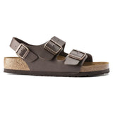 BIRKENSTOCK Milano Birko-Flor Nubuk Dunkelbraun