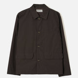 Chaqueta UNIVERSAL WORKS Micro Canvas Warmus Jacket Brown - vista oficial 1