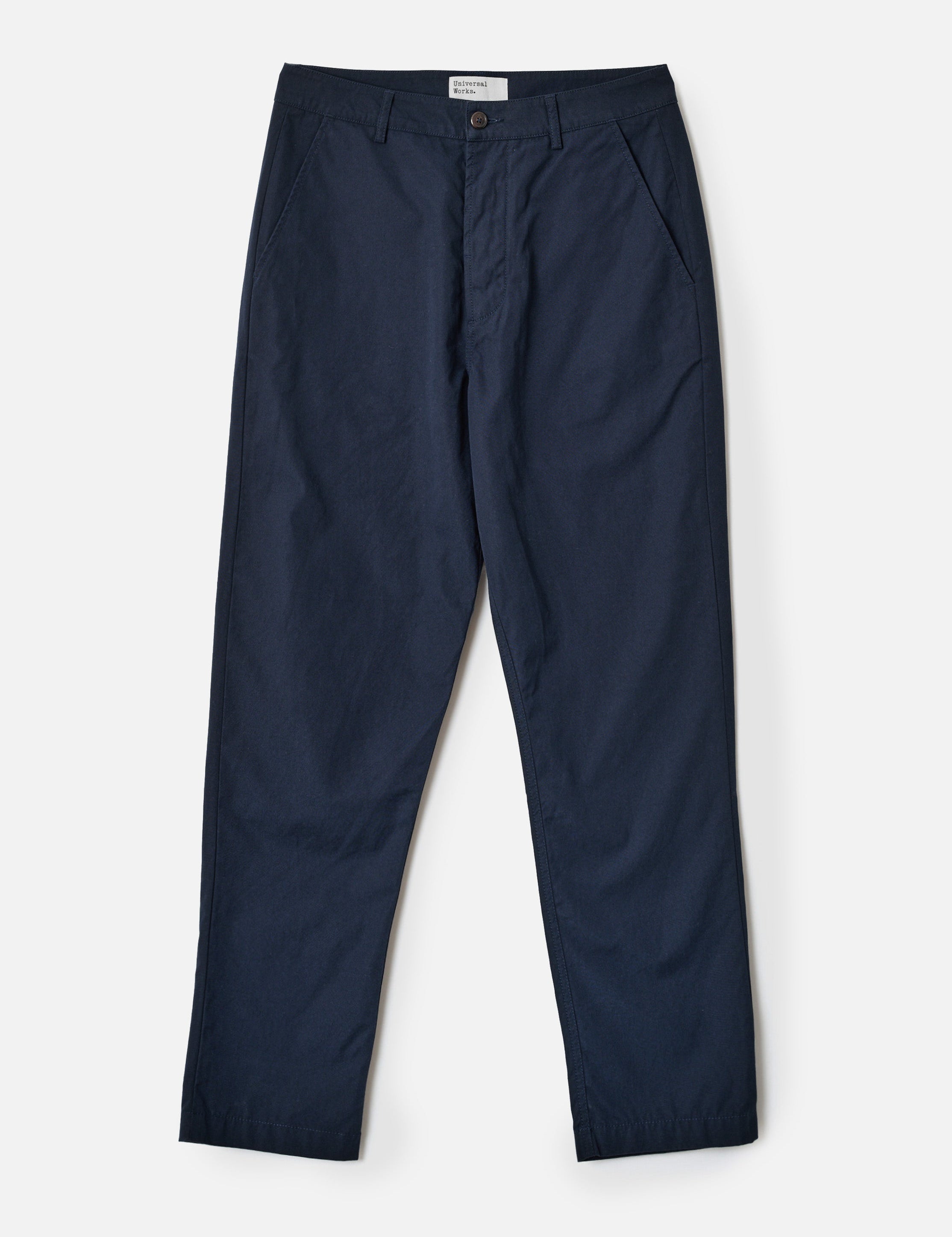 Pantalón UNIVERSAL WORKS Micro Canvas Military Chino Navy - vista oficial 1