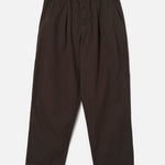 Pantalón UNIVERSAL WORKS Micro Canvas Oxford Pant Brown - vista oficial 1