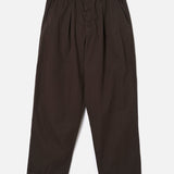 Pantalón UNIVERSAL WORKS Micro Canvas Oxford Pant Brown - vista oficial 1