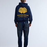 Sudadera NEW AMSTERDAM SURF ASSOCIATION Logo Navy Blazer / Sun Yellow