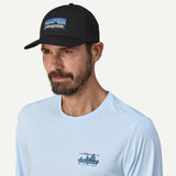 Gorra PATAGONIA P-6 Logo Trucker Black