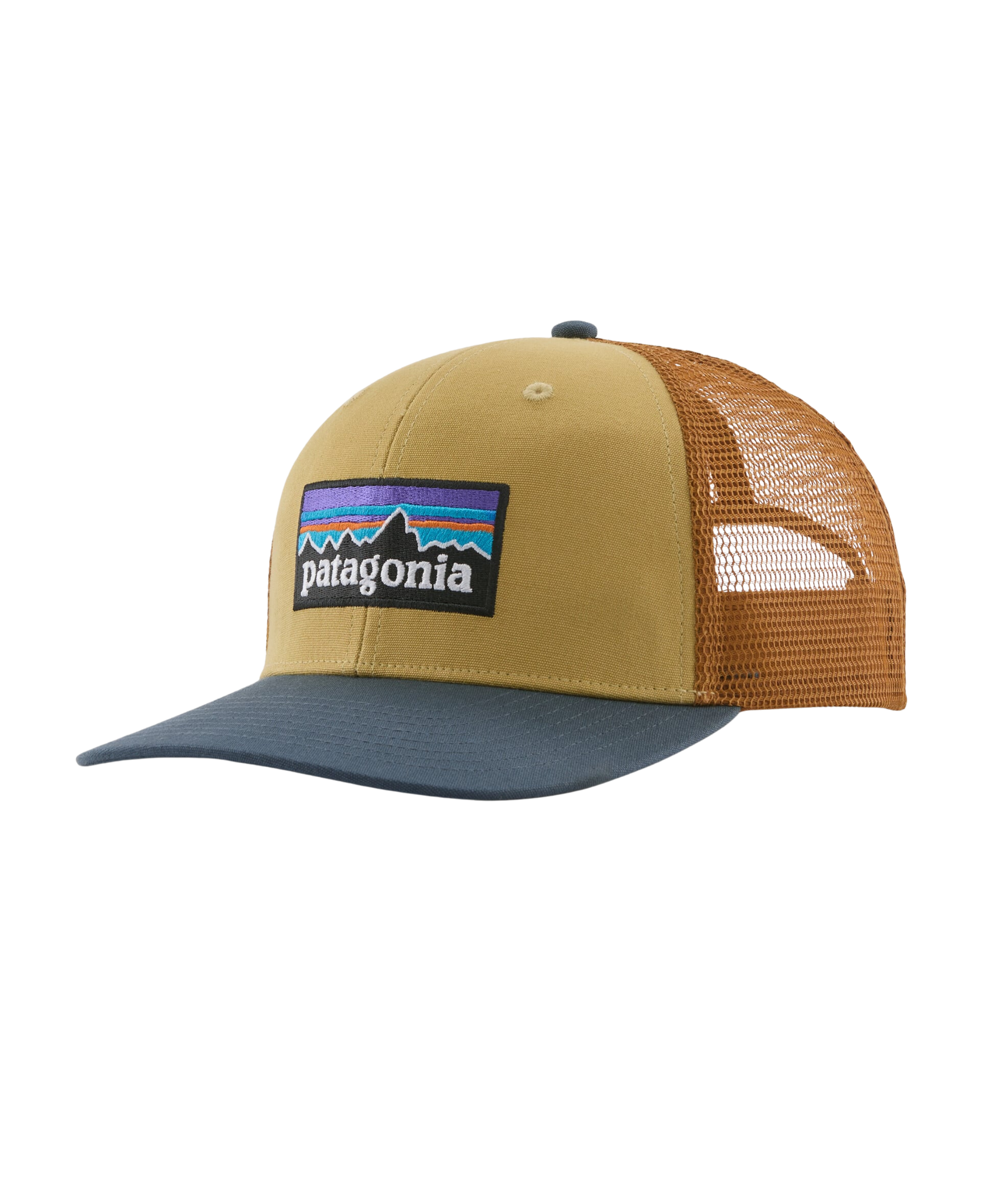 Gorra Patagonia P-6 Logo Trucker Lynx Tan – fotografía de producto