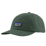 Gorra Patagonia P-6 Label Trad Canopy Green flat frontal transparente