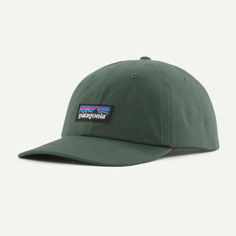 Gorra Patagonia P-6 Label Trad Canopy Green frontal oficial