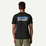 Camiseta PATAGONIA Men's P-6 Logo Responsibili-Tee Black - ECRU