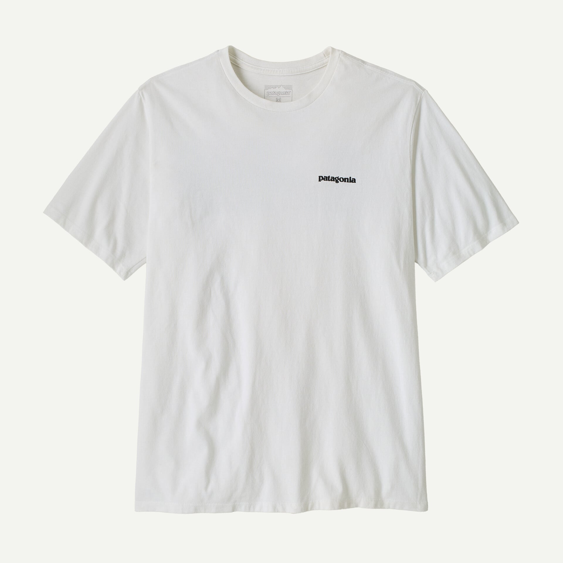 Camiseta PATAGONIA Men's P-6 Logo Responsibili-Tee Fiber White
