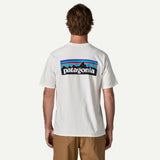 Camiseta PATAGONIA Men's P-6 Logo Responsibili-Tee Fiber White