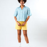 Blusa BRAVA FABRICS Cropped Sunset Azul