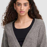 ICHI Dasila Cardigan Dark Gray Melange