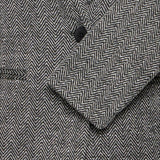 Blazer ICHI Kate Jacquard Black White Herringbone