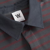 Polo Double A by WOOD WOOD Landon Black sand stripe