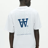 Camiseta DOUBLE A BY WOOD WOOD Liam Fence White