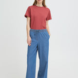 Pantalones ICHI Archer Medium Blue