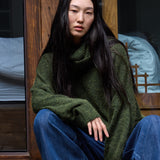 ICHI Aubery Washed Dark Blue Pants