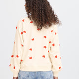 ICHI Kasura Tangerine Heart Sweatshirt