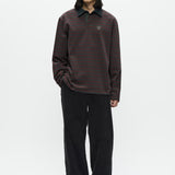 Polo Double A by WOOD WOOD Landon Black sand stripe