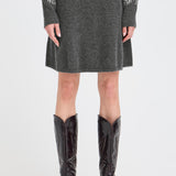 Falda B.YOUNG Magge Dark Grey Melange