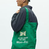 Bolso Tote DOUBLE A BY WOOD WOOD Zion Mon-Fri Verdant Green