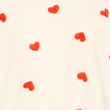 ICHI Kasura Tangerine Heart Sweatshirt