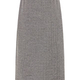 Falda ICHI Kate Jacquard Black White Herringbone