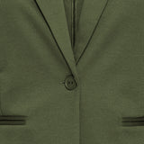 ICHI – Kate – Grüner Blazer mit Gewehrmuster