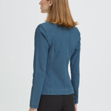 Blazer ICHI Kate Denim Medium Blue