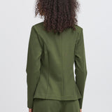 ICHI – Kate – Grüner Blazer mit Gewehrmuster