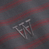 Polo Double A by WOOD WOOD Landon Black sand stripe
