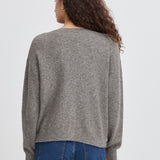 ICHI Dasila Cardigan Dark Gray Melange