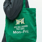 Bolso Tote DOUBLE A BY WOOD WOOD Zion Mon-Fri Verdant Green