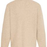 ICHI Ducie Oatmeal Melange Cardigan