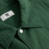 Camisa DOUBLE A BY WOOD WOOD Adrian Eden Green