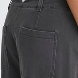 Pantalones ICHI Kate Denim Dark Grey