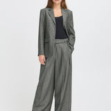 Pantalones ICHI Filano Dark Grey