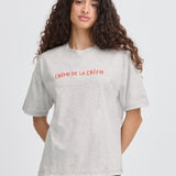 Camiseta ICHI Madelly Alloy Melange