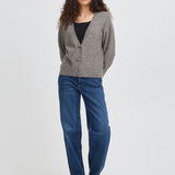 ICHI Dasila Cardigan Dark Gray Melange