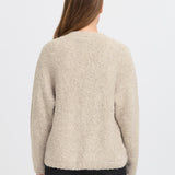 Cárdigan ICHI Blarisa Almond Milk